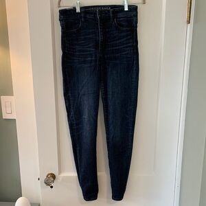 American Eagle Outfitters Women's Deep Indigo Skinny Jeans